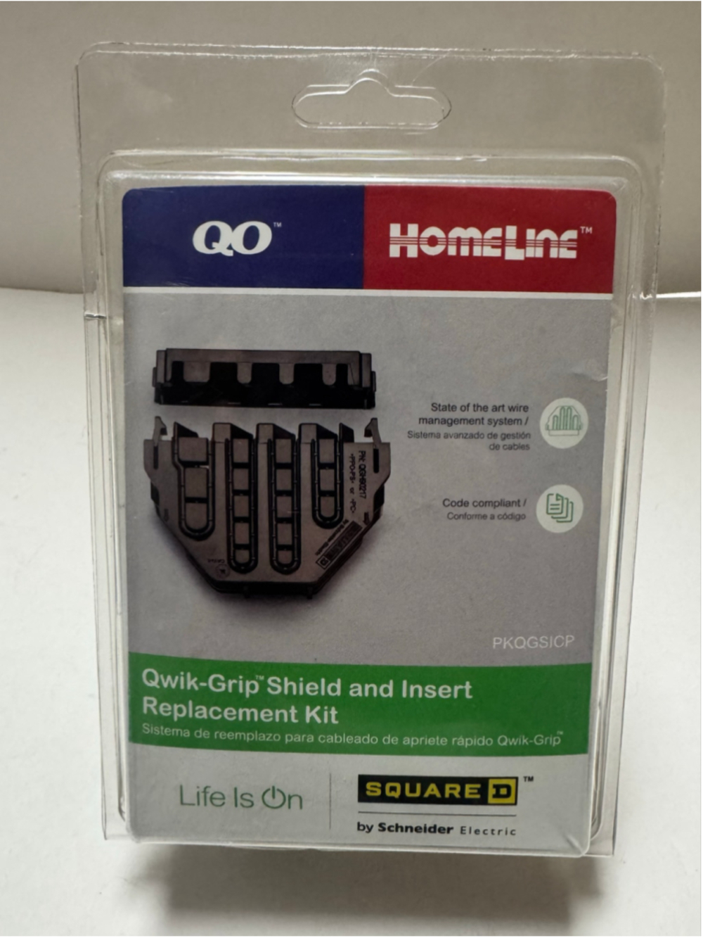 Square D Qwik-Grip Shield and Insert Replacement Kit -PKOGSICP